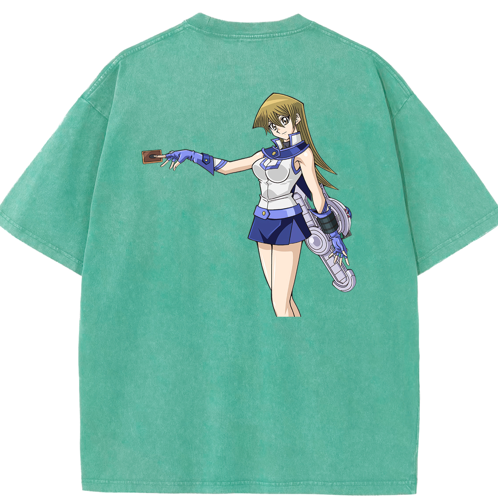 （画像用） 遊☆戯☆王 Yu-Gi-Oh! 綿100% ヴィンテージ風 半袖Tシャツ（背面プリント）